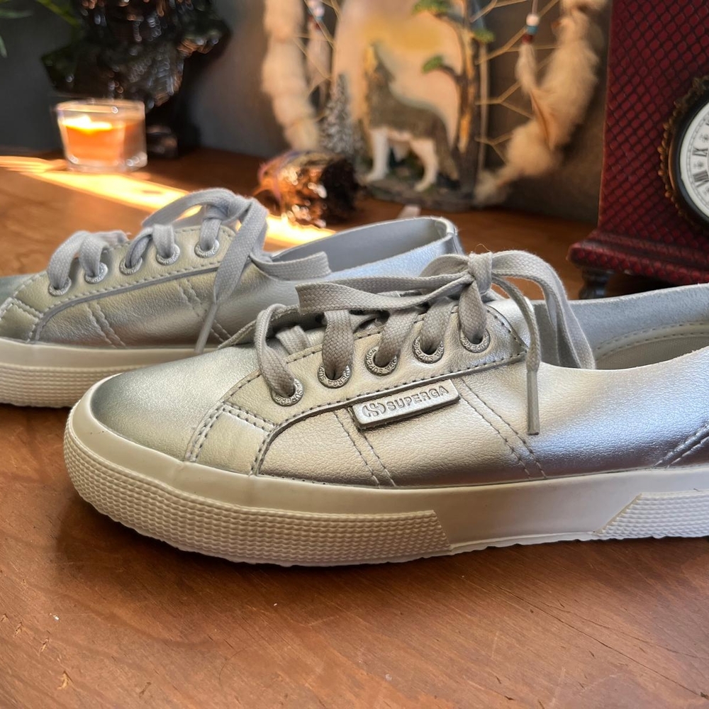 Superga Silver Sneakers
